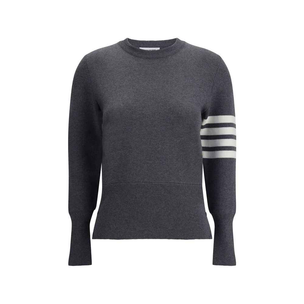 7234891.jpeg Thom Browne Gray Fleece Wool Sweatshirt - Image 1