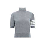 Thom Browne Gray Polyamide Turtleneck