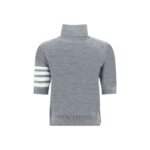 Thom Browne Gray Polyamide Turtleneck - Image 2
