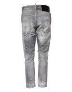 Dsquared² Gray Washed Mid Waist Tapered Jeans - Image 3