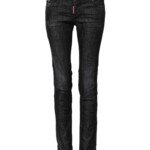 Dsquared² Black Cotton Low Waist Skinny Denim Jeans