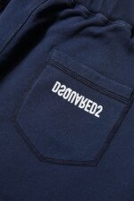 Dsquared² Blue Cotton Mid Waisted Jogger Pants - Image 5