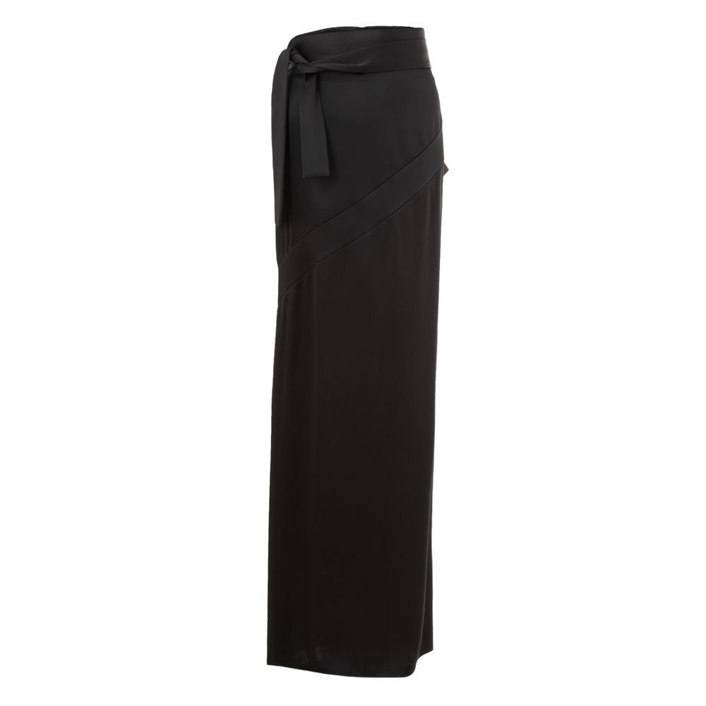 8030260-1.jpeg Tom Ford Black Acetate Long Skirt - Image 1