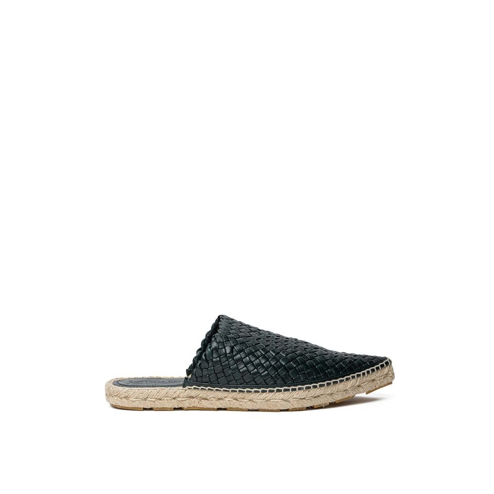 8030407.jpeg Bottega Veneta Green Leather Espadrilles - Image 1