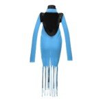 Bottega Veneta Blue Cotton Casual Dress - Image 2