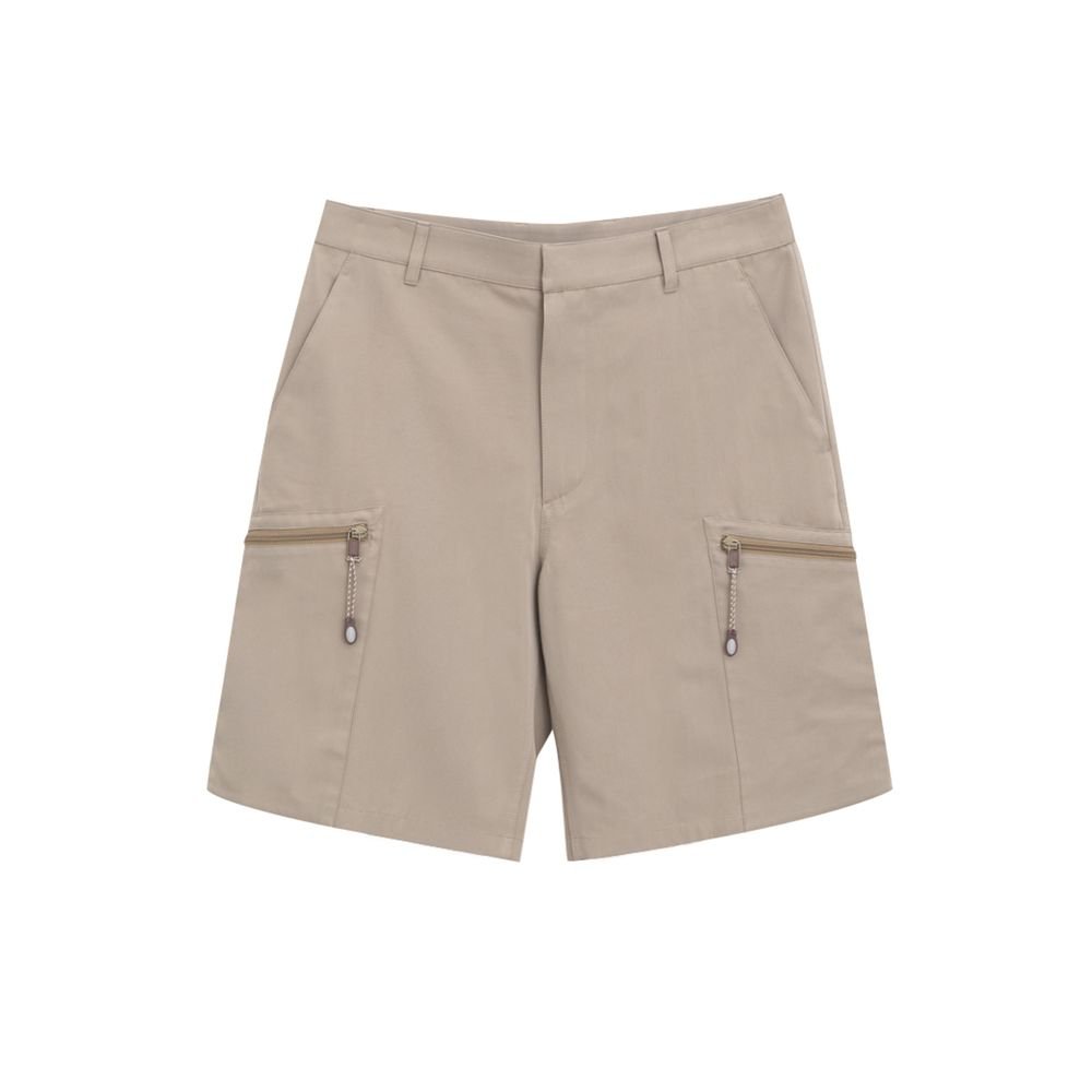 8031212.jpeg Dior Beige Cotton Cargo Shorts - Image 1