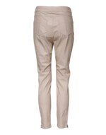 Elisabetta Franchi Beige High Waist Tapered Pants - Image 3
