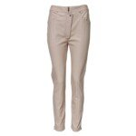 Elisabetta Franchi Beige High Waist Tapered Pants - Image 5