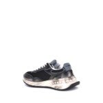 Dsquared² Black Calf Leather Bos Taurus Athletic Sneakers - Image 3