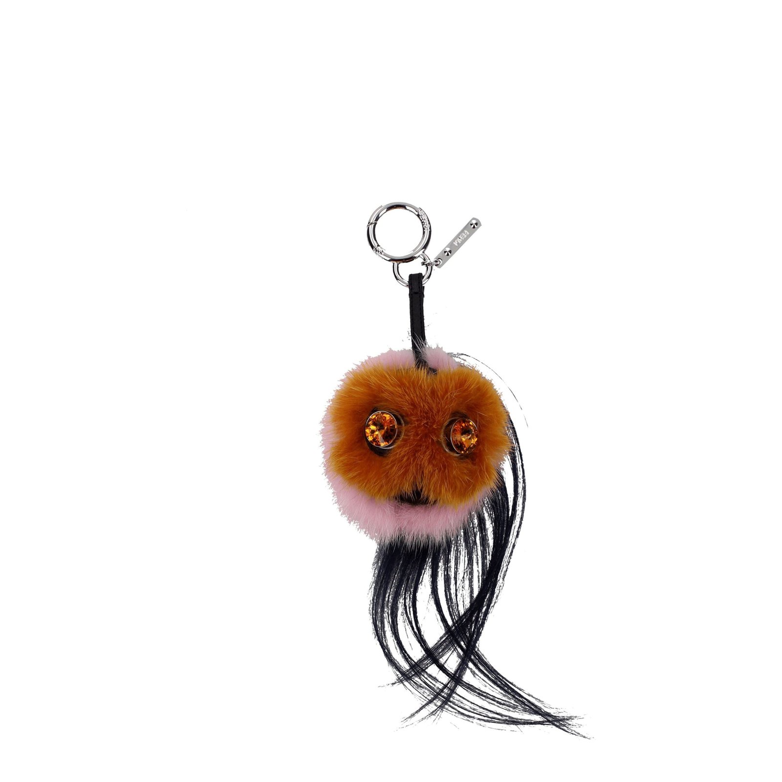 8334216.jpeg Fendi Brown Fur Keychain - Image 1