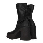 Stella McCartney Black Leather Ankle Boots - Image 4