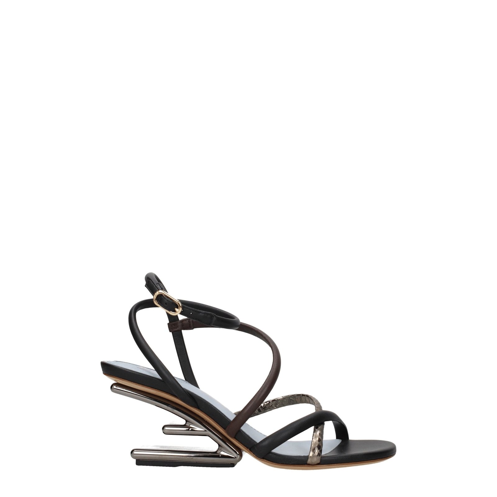 8334807.jpeg Sandale Fendi Multicolore din Piele - imagine 1