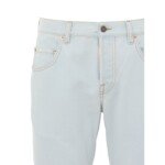 Gucci Blue Cotton Relaxed Fit Jeans - Image 4