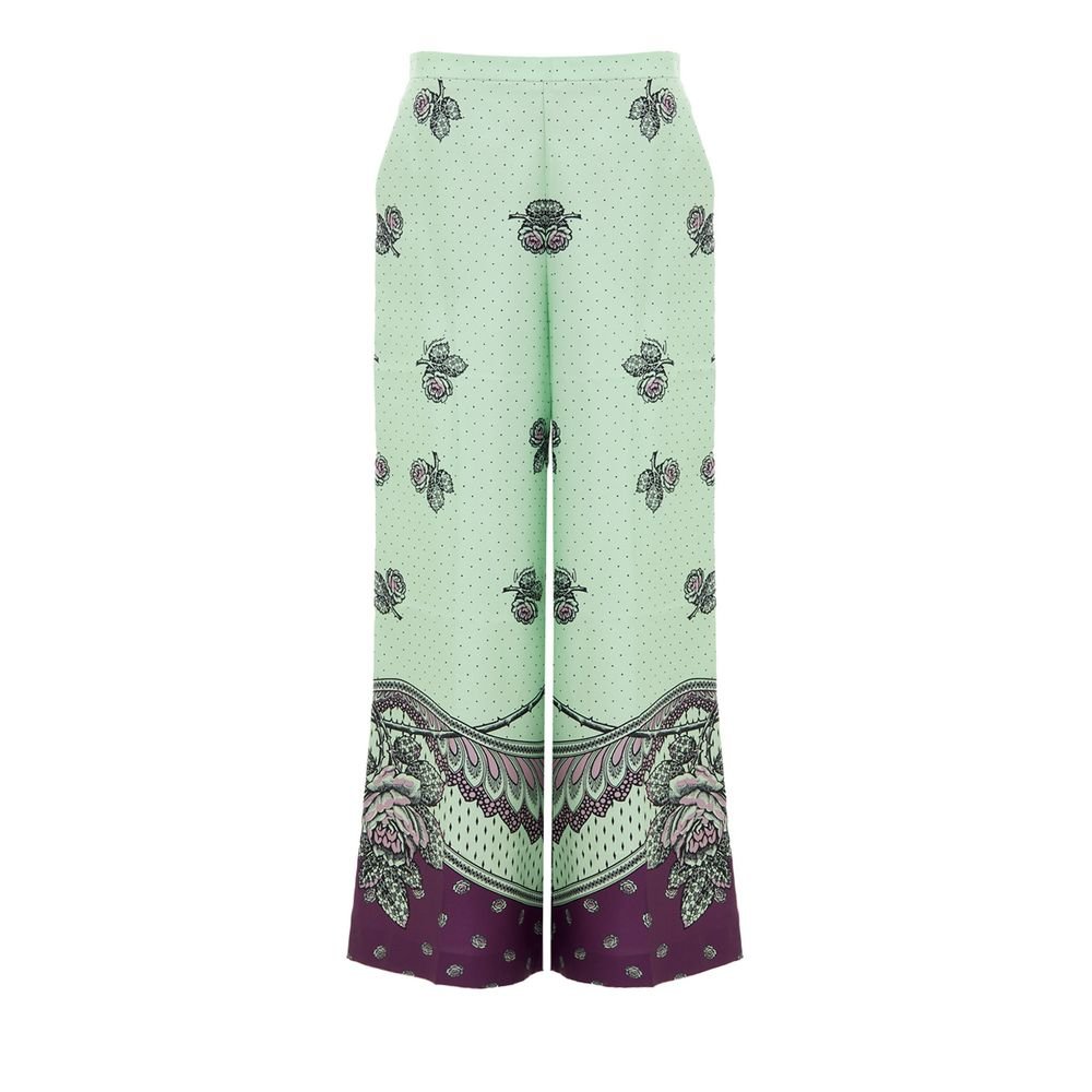 8487081.jpeg Gucci Green Silk Casual Pants - Image 1