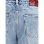 Gucci Light Blue Cotton Jeans Denim - Image 3