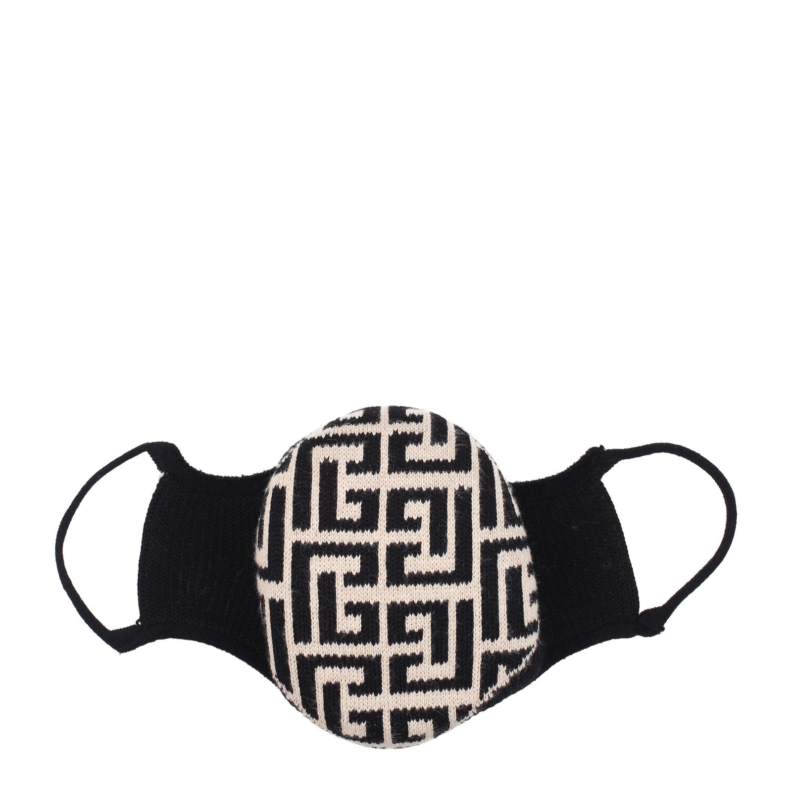 8530708.jpeg Balmain Beige Cotton Facemask - Image 1