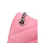 Balenciaga Pink Leather Shoulder Bag - Image 5