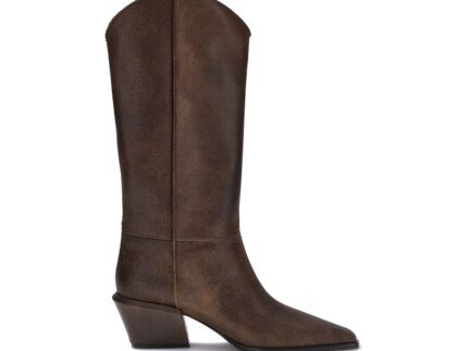Paris Texas Brown Leather Boots
