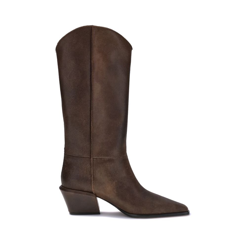 8753357-1.jpeg Paris Texas Brown Leather Boots - Image 1
