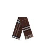 Burberry Brown Cashmere Scarf - Image 2