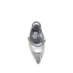 Jimmy Choo Silver Leather High Heel Pumps - Image 4