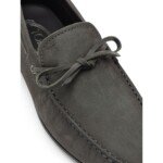 Tod's Gray Nubuc Leather Moccassin - Image 5