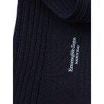 ZEGNA Navy Blue Wool Socks - Image 4