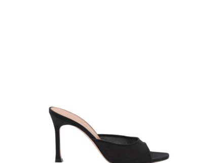 Sandale Amina Muaddi Alexa Slipper Negre