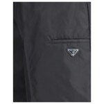 Prada Black Recycled Polyamide Bermuda Shorts - Image 3