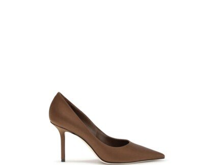 Pantofi cu Toc Jimmy Choo Maro din Mătase