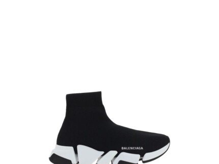 Balenciaga Black Polyester Athletic Sneakers