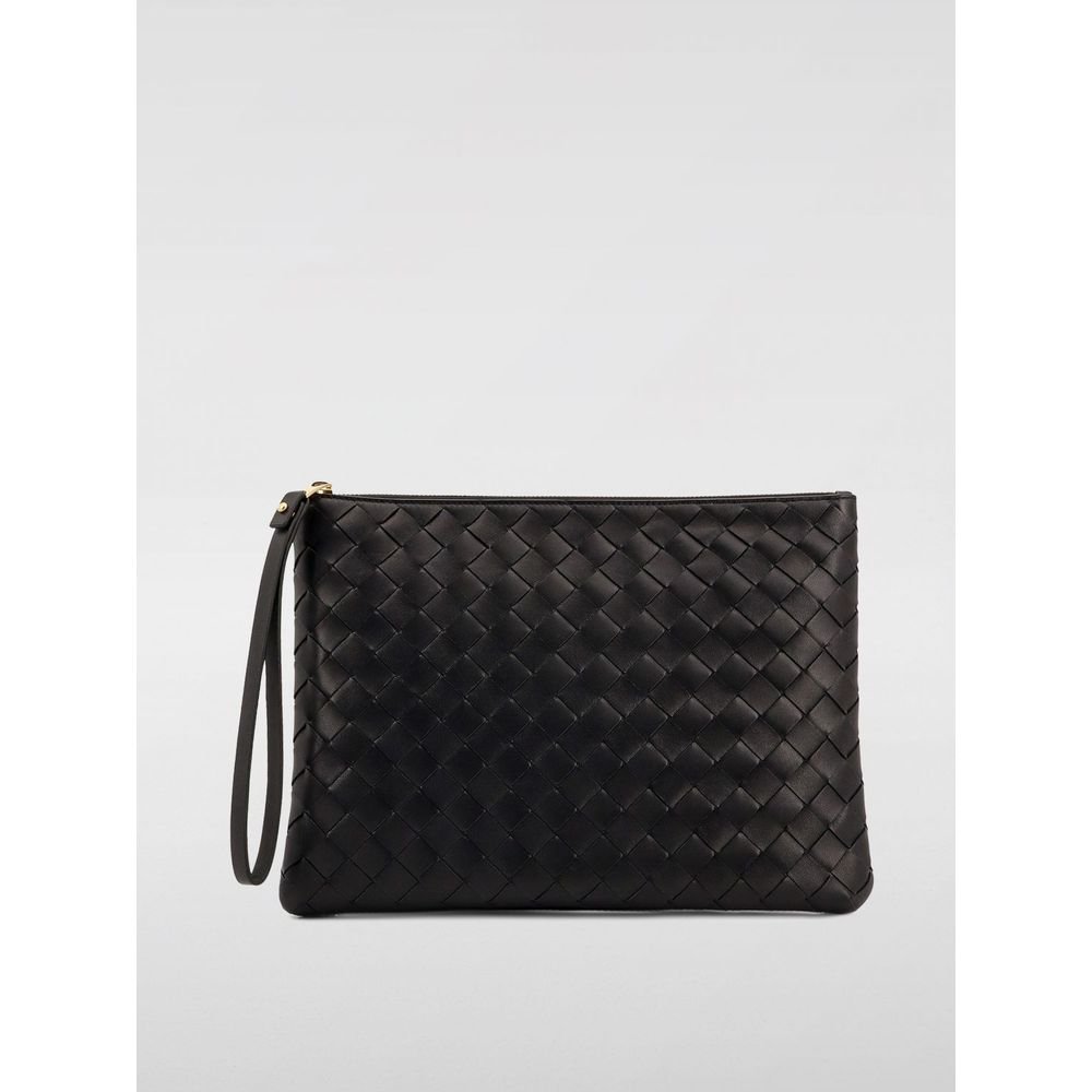9726791.jpeg Bottega Veneta Black Leather Handbag - Image 1