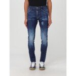 Dsquared² Blue Cotton Skinny Jeans
