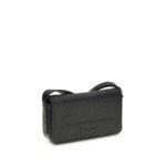 Alexander Wang Black Calf Leather Bos Taurus Shoulder Bag - Image 2