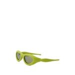Bottega Veneta Yellow Acetate Sunglasses - Image 2