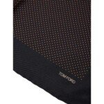Tom Ford Black Silk Pocket Square - Image 2