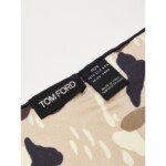Tom Ford Beige Silk Pocket Square - Image 3
