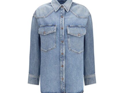 Agolde Blue Denim Shirt