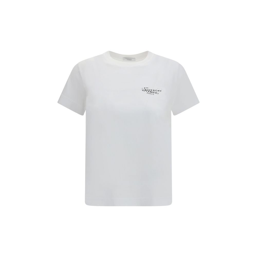 9836472.jpeg Givenchy White Cotton T-Shirt - Image 1