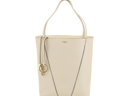 Chloé Beige Calf Leather Bos Taurus Shoulder Bag