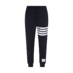 Thom Browne Blue Cotton Joggers (Workout Pants)
