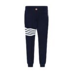 Thom Browne Blue Cotton Casual Pants - Image 2