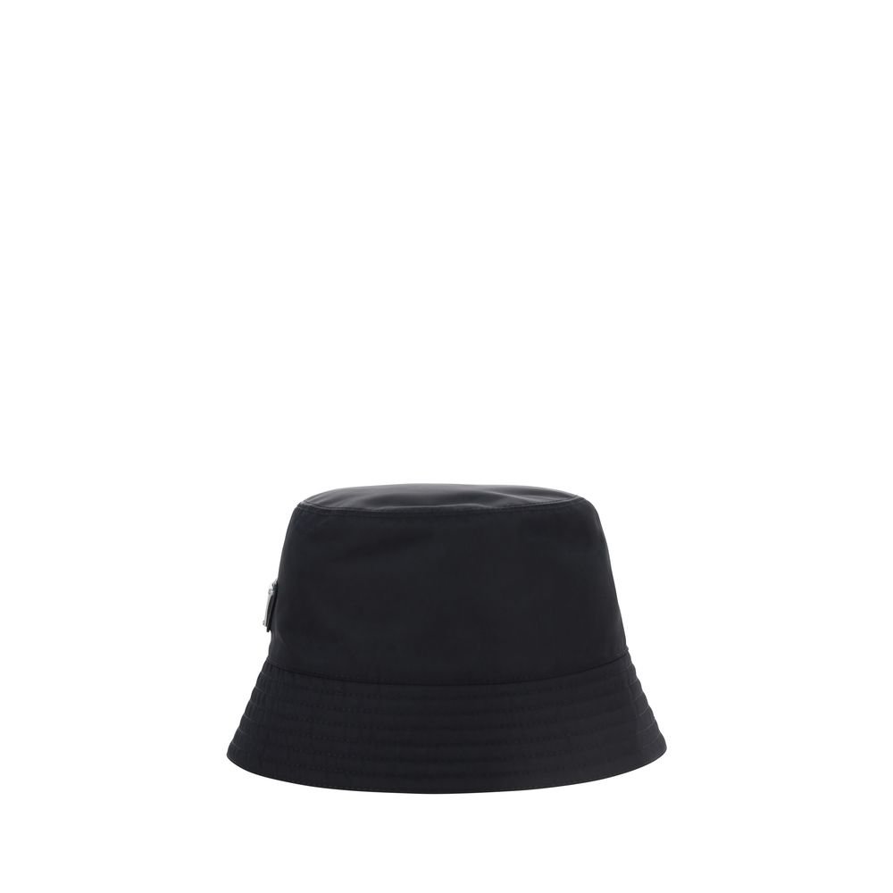 9837981.jpeg Prada Black Polyamide Bucket Hat - Image 1