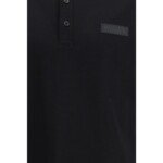 Givenchy Black Cotton Polo Shirt - Image 3