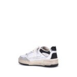Golden Goose White Calf Leather Bos Taurus Chunky Sneakers - Image 3