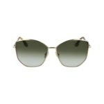 Victoria Beckham Gold Metal Sunglasses - Image 2