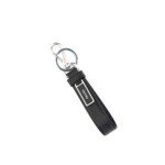 Prada Black Stainless Steel Keychain - Image 3