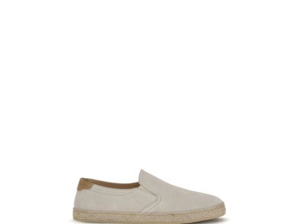 Brunello Cucinelli Gray Calf Leather Bos Taurus Low Top Sneakers