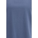 Brunello Cucinelli Blue Cotton T-Shirt - Image 3