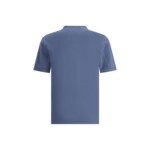 Tricou Brunello Cucinelli Albastru din Bumbac - imagine 2